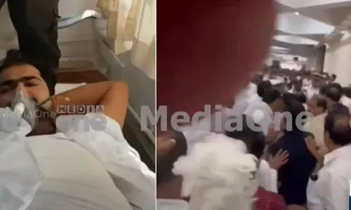 Chalakudy MLA Saneesh Kumar fell unconscious