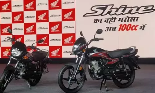 Honda Motorcycle and Scooter India has launched Honda Shine 100cc motorcycle