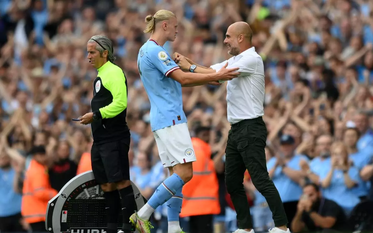 pep guardiola erling haaland