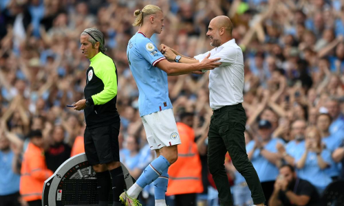 pep guardiola erling haaland