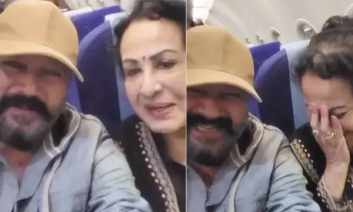 jayaram and sheela flight video goes viral ,jayaram and sheela ,manassinakkare,jayaram and sheela in  video,വിമാനത്തിൽ ഷീലയെ പൊട്ടിച്ചിരിപ്പിച്ച് ജയറാം,ജയറാമും ഷീലയും ഒരുമിച്ചു,