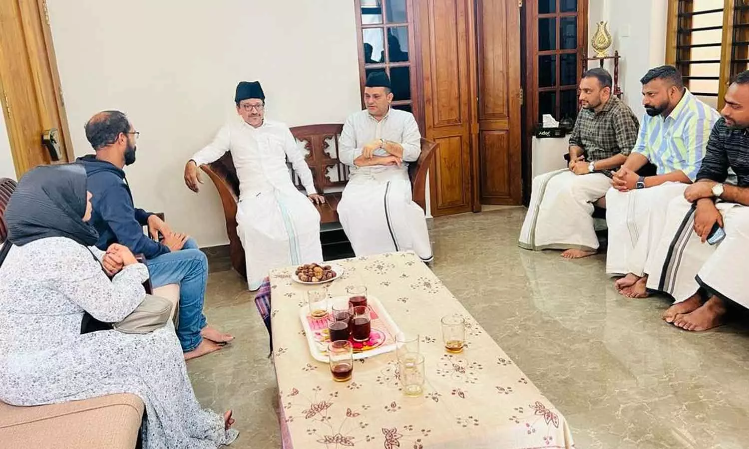 Siddique kappan visit panakkad Siddique kappan visit panakkad