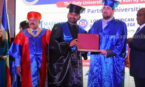 London American University convocation