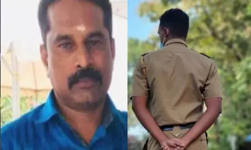 Manoharans Custodial Death, Suspension , S.I., protest,  police station