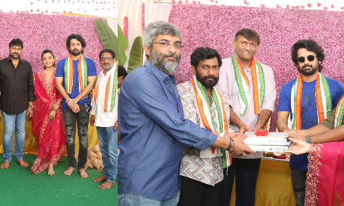 Chiranjeevi claps Nithiin, Rashmika Mandanna, Venky Kudumulas upcoming film Chiranjeevi claps Nithiin, Rashmika Mandanna, Venky Kudumulas upcoming film