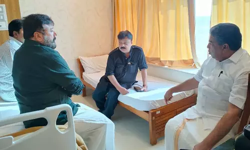 ഈ പരീക്ഷണത്തെയും ഇന്നസെന്റ് അതിജീവിക്കും; ആശുപത്രിയിലെത്തിയ മന്ത്രി സജിചെറിയാന്‍റെ പ്രതികരണം