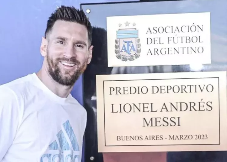 ഇതിഹാസ താരത്തിന് ആദരവുമായി അർജന്റീന; ദേശീയ പരിശീലന കേന്ദ്രത്തിന് മെസിയുടെ പേര്