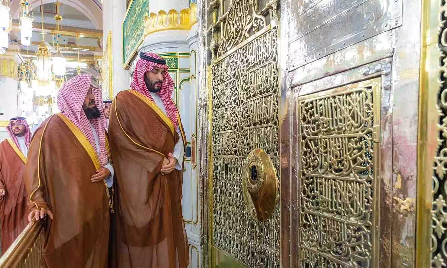 Saudi Crown Prince visited the Prophets Mosque Saudi Crown Prince visited the Prophets Mosque