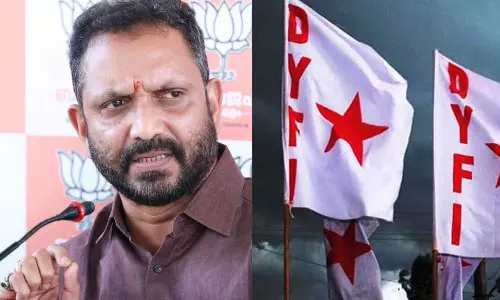 കെ.സുരേന്ദ്രന്റെ സ്ത്രീവിരുദ്ധ പ്രസ്താവന: മുഖ്യമന്ത്രിക്കും ഡിജിപിക്കും പരാതി നൽകുമെന്ന് ഡിവൈഎഫ്‌ഐ