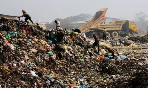 Waste treatment, Kozhikode, Njelian field, Zonda, contract