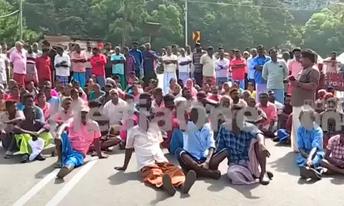 strike Arikompan, caught, elephent, protest