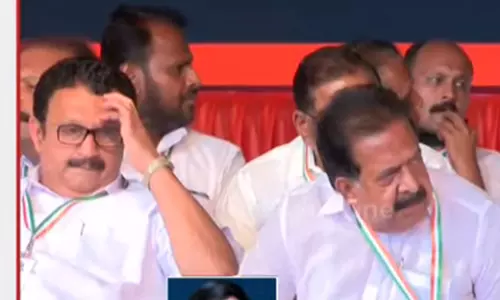 വൈക്കം സത്യാഗ്രഹ സമ്മേളനം: പ്രസംഗിക്കാൻ ക്ഷണിക്കാത്തതിൽ കെ. മുരളീധരന് അതൃപ്തി വൈക്കം സത്യാഗ്രഹ സമ്മേളനം: പ്രസംഗിക്കാൻ ക്ഷണിക്കാത്തതിൽ കെ. മുരളീധരന് അതൃപ്തി