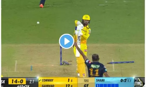 First wicket for Shami, first six for gaikwad; IPL 2023 First wicket for Shami, first six for gaikwad; IPL 2023