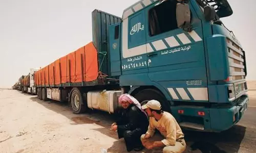 Digital pass for foreign trucks in Saudi
