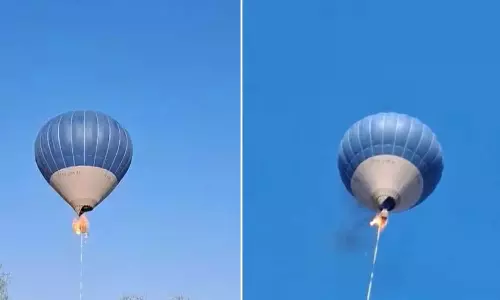 Passengers jump off as hot air balloon catches fire mid-air in Mexico,Hot air balloon catches fire mid-air,Hot air balloon catches fire mid-air in Mexico,world news,എയർ ബലൂണിന് തീപിടിച്ചു, താഴേക്ക് ചാടിയ രണ്ടുപേർ മരിച്ചു,