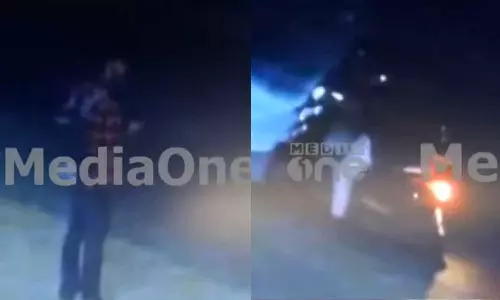 ചുവന്ന ഷര്‍ട്ട് ധരിച്ച യുവാവ്; പ്രതിയുടേതെന്ന് സംശയിക്കുന്ന സി.സി.ടി.വി ദൃശ്യങ്ങൾ പുറത്ത്