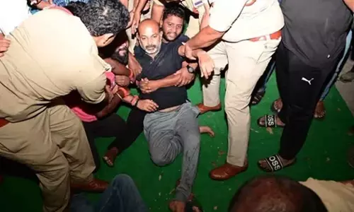 Telangana BJP Chief Bandi Sanjay Kumar in police custody