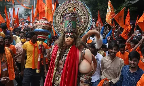 Delhi VHP Hanuman Jayanti procession