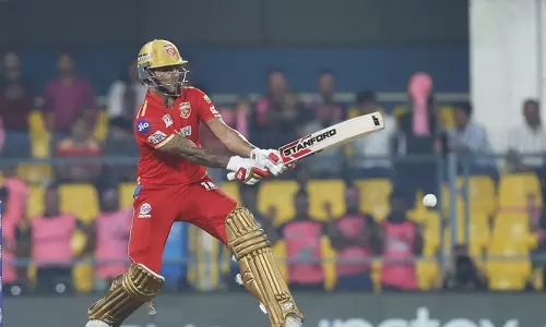 അടിച്ചുതകർത്ത് കപ്പിത്താൻ ധവാനും പ്രഭ്‌സിമ്രൻ സിങ്ങും; രാജസ്ഥാന് 198 റൺസ് വിജയലക്ഷ്യം