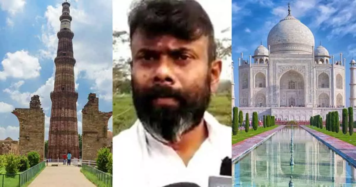 Assam BJP MLA Rupjyoti Kurmi demands Demolish Taj Mahal and Qutub Minar