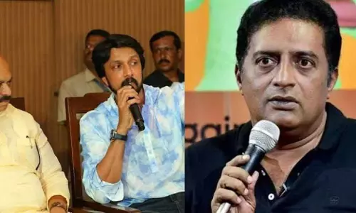 Actor Prakash Raj about Kannada superstar Kichcha Sudeep Declaring Support For BJP