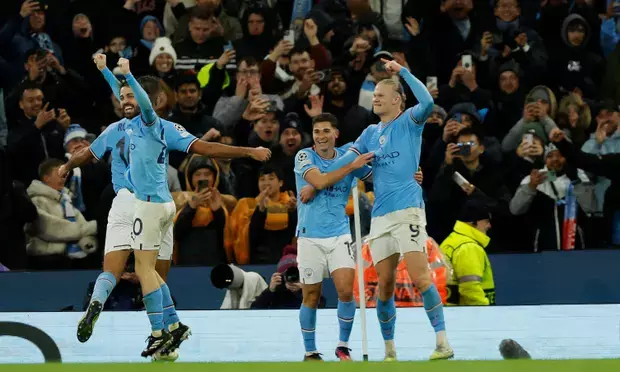 ബയേൺ മ്യൂണിക്കിനെ എതിരില്ലാത്ത മൂന്നു ​ഗോളുകൾക്ക് തോൽപ്പിച്ച് മാഞ്ചസ്റ്റർ സിറ്റി