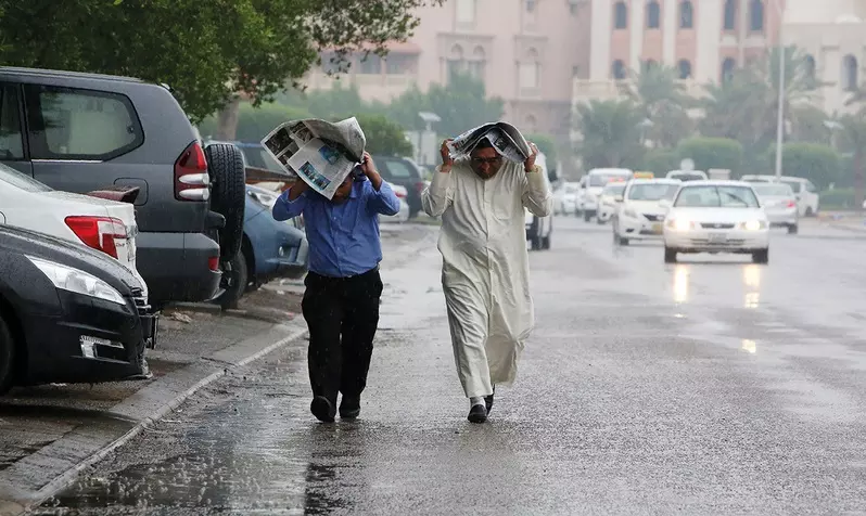 Rain in Kuwait Rain in Kuwait