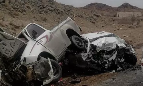 Car accident in Asir Province, Saudi Arabia
