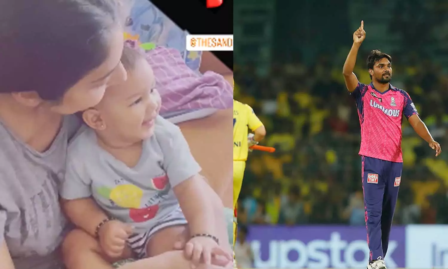 sandeep sharma newborn daughter reacts on seeing her father on tv sandeep sharma newborn daughter reacts on seeing her father on tv