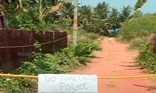 bjp claims thalassery youth got injured from fire cracker