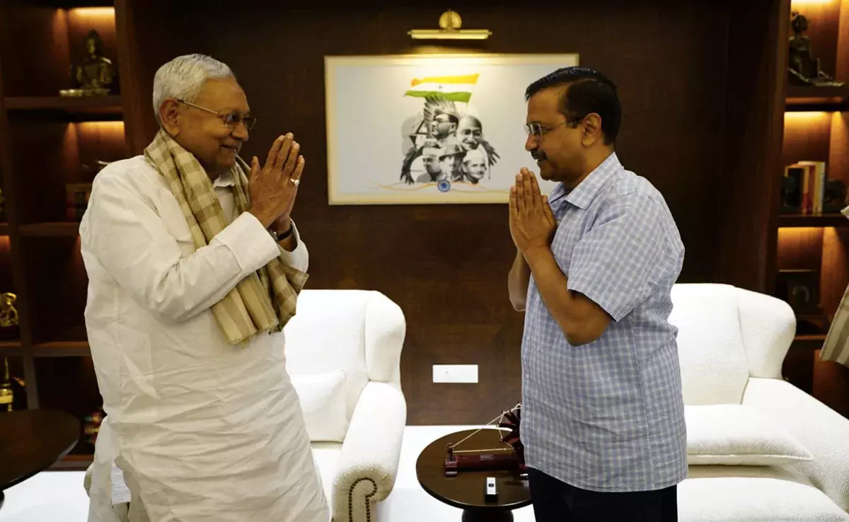 Nitish Kumar and Arvind Kejriwal