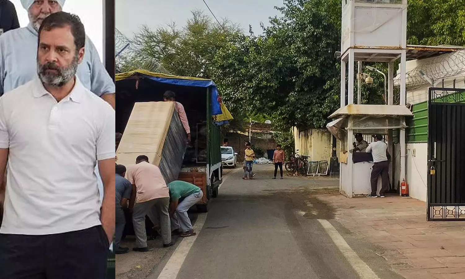 Rahul Gandhi vacates official residence in Delhi Rahul Gandhi vacates official residence in Delhi