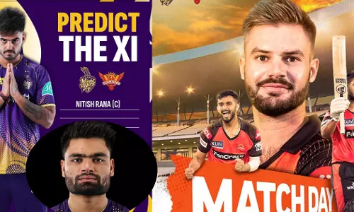 Kolkata Knight Riders will take on Sunrisers Hyderabad today, aiming for a hat-trick in the IPL.