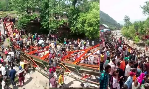 Footbridge Collapses During Baisakhi Celebration In Jammu Kashmir, 80 Injured