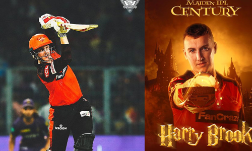 English batsman Harry Brook