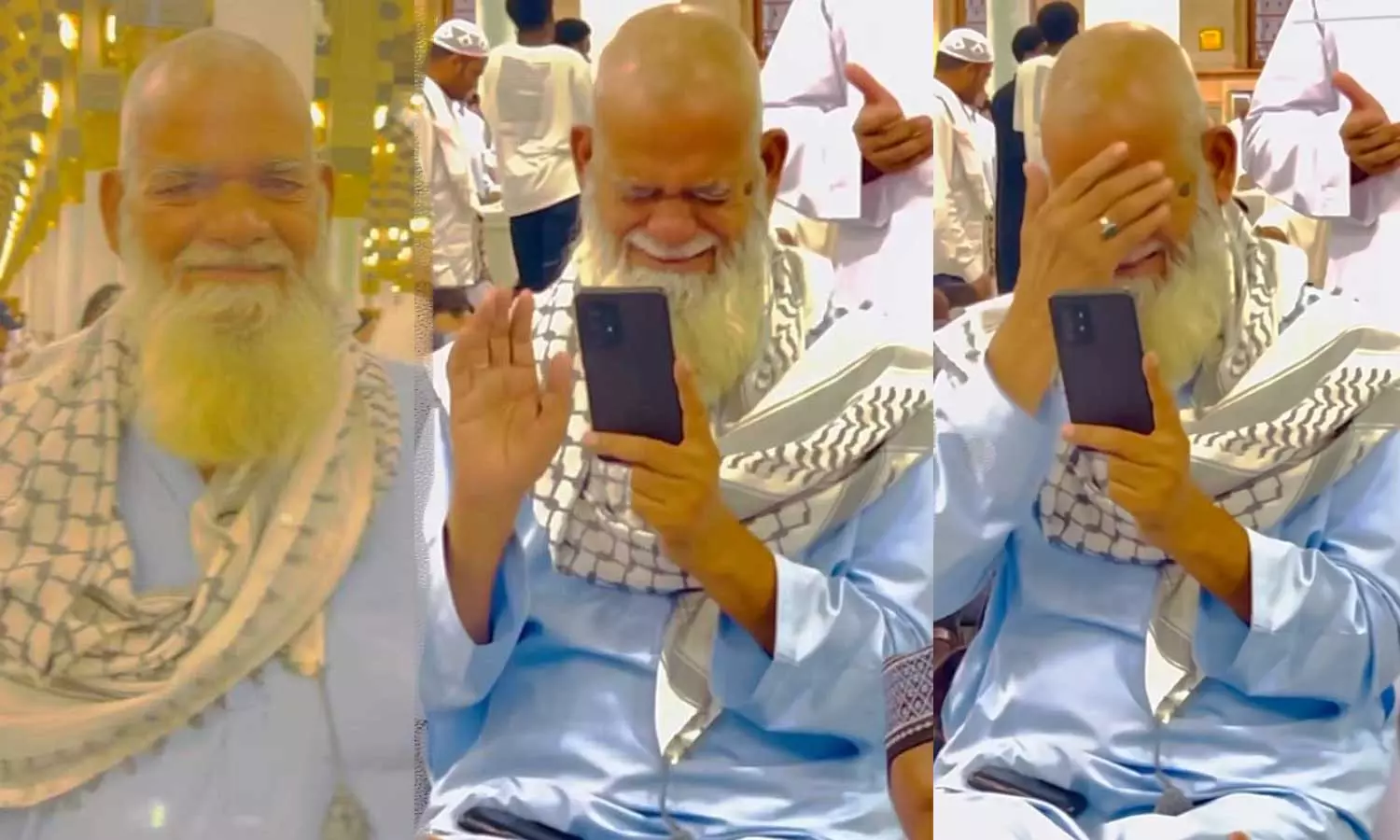 MalayalioriginPakistanimeetsfamily, MedinaProphetmosque, MalayaliPakistani, Khalid, AlMasjidanNabawi, KMCC