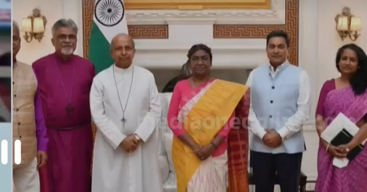 President assured to check attacks on Christians: Bishop Kuriakos Bharnikulangara President assured to check attacks on Christians: Bishop Kuriakos Bharnikulangara