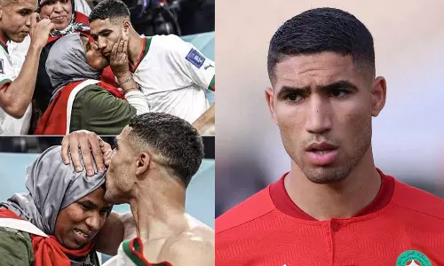 Moroccan footballer Achraf Hakimi