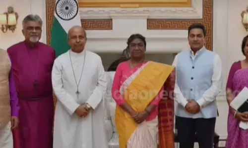President assured to check attacks on Christians: Bishop Kuriakos Bharnikulangara President assured to check attacks on Christians: Bishop Kuriakos Bharnikulangara