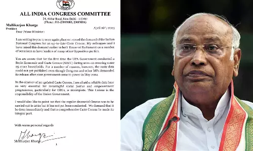 Karge letter to prime minister demands caste census