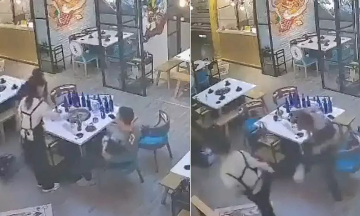 Martial Arts Moves Go Viral,Waitress Fights Two Misbehaving Customers, Twitter Calls Martial Arts Moves Go Viral,Waitress Fights Two Misbehaving Customers, Twitter Calls