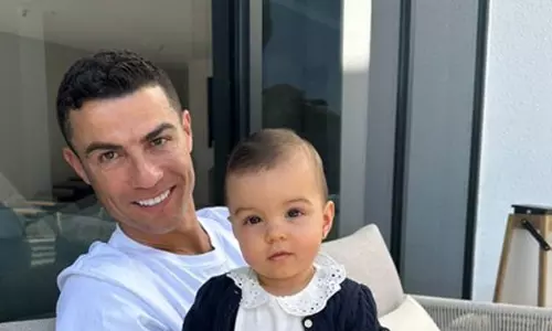 Cristiano Ronaldo wishes his daughter Bella Esmeralda do Santos Aveiro on her first birthday
