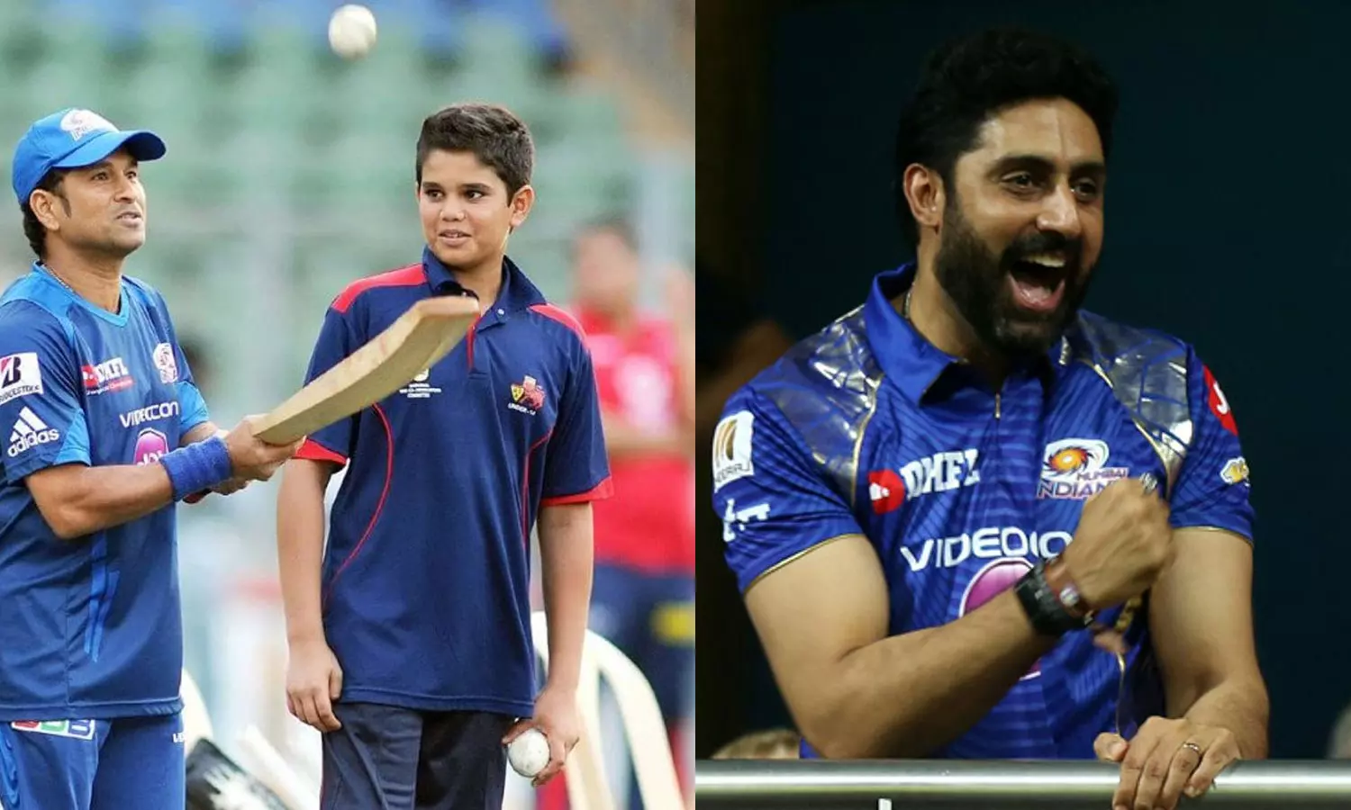 അവന്‍റെ പന്ത് ആദ്യമായി നേരിട്ടത് താങ്കളാണ്; അഭിഷേക് ബച്ചന് നന്ദി പറഞ്ഞ് സച്ചിന്‍