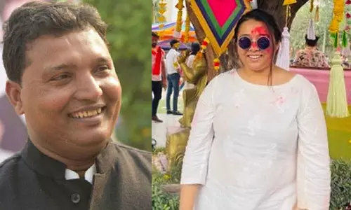 constantly harming; Youth Congress women leader against BV Srinivas