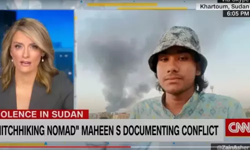 MalayalivloggerwithlivecoveragefromSudan, MalayalivloggerMaheenSwithSudanwarcoverageforCNN, HitchhikingNomadinSudanconflict, MaheenS
