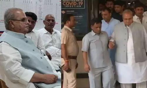 satyal malik at RK Puram Police station