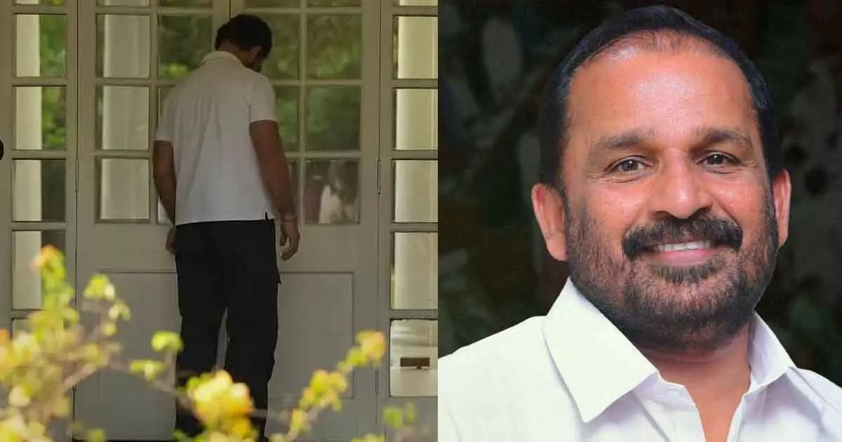 t n prathapan welcomes rahul gandhi to his house t n prathapan welcomes rahul gandhi to his house