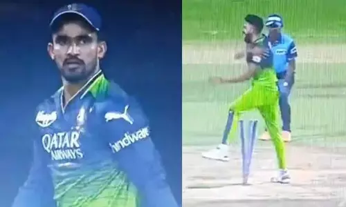 SirajapologizesforabusingMahipalLomror, MahipalLomrorMohammedSirajcontroversy, Sirajabusingteammate, RCB, MohammedSiraj, MahipalLomror