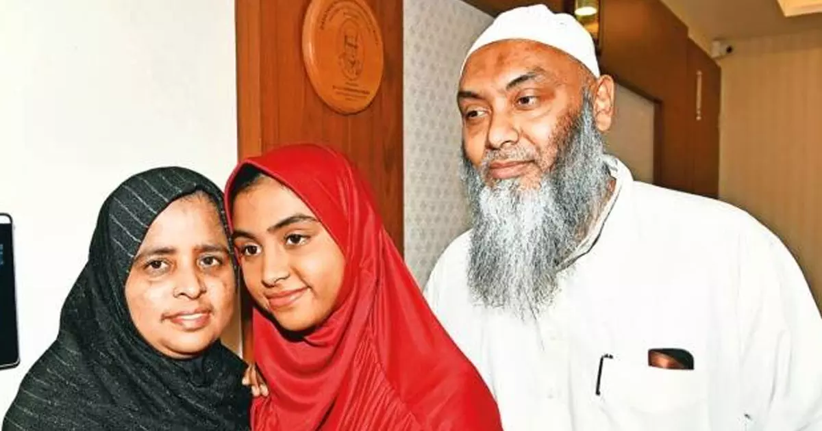 Tabazum Sheikh topped the PUC exam as a sweet revenge for the ridicule and neglect she faced after the hijab ban. Tabazum Sheikh topped the PUC exam as a sweet revenge for the ridicule and neglect she faced after the hijab ban.