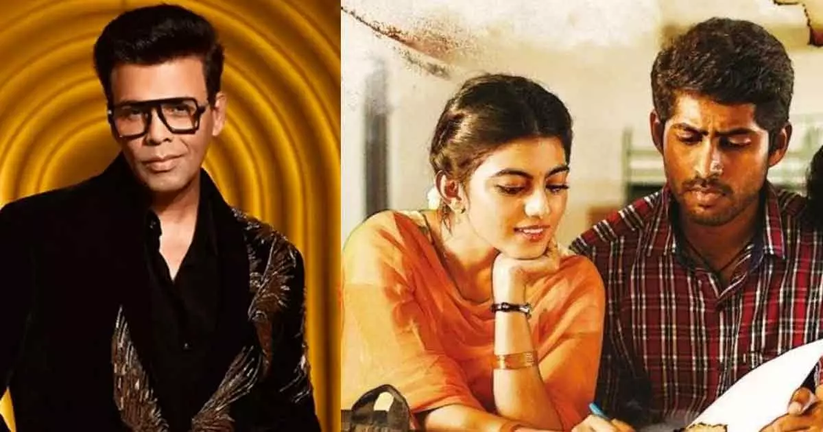 Report of Karan Johar remaking Pariyerum Perumal irks fans Report of Karan Johar remaking Pariyerum Perumal irks fans